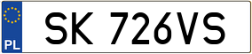 Truck License Plate